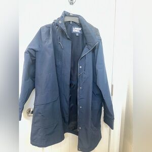 Lands' End Women's Navy Coat